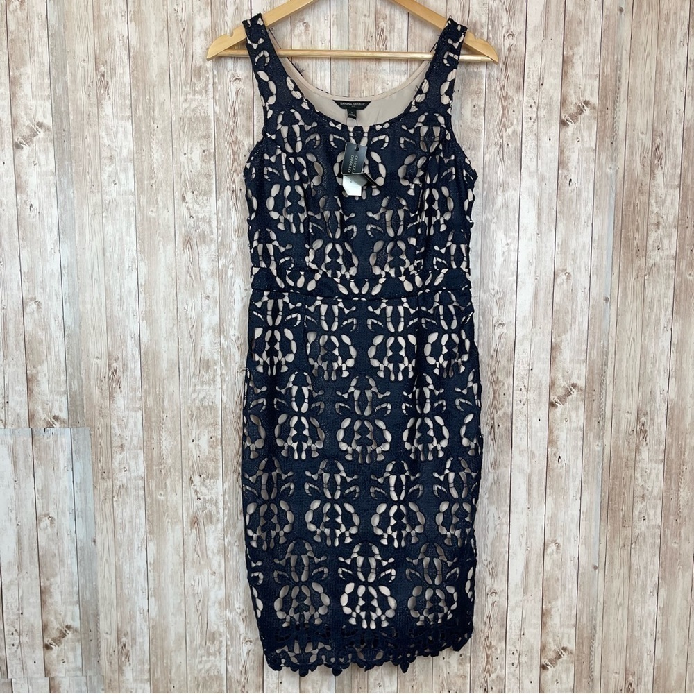 Banana Republic Lace Sleeveless Dress Size 2 Women